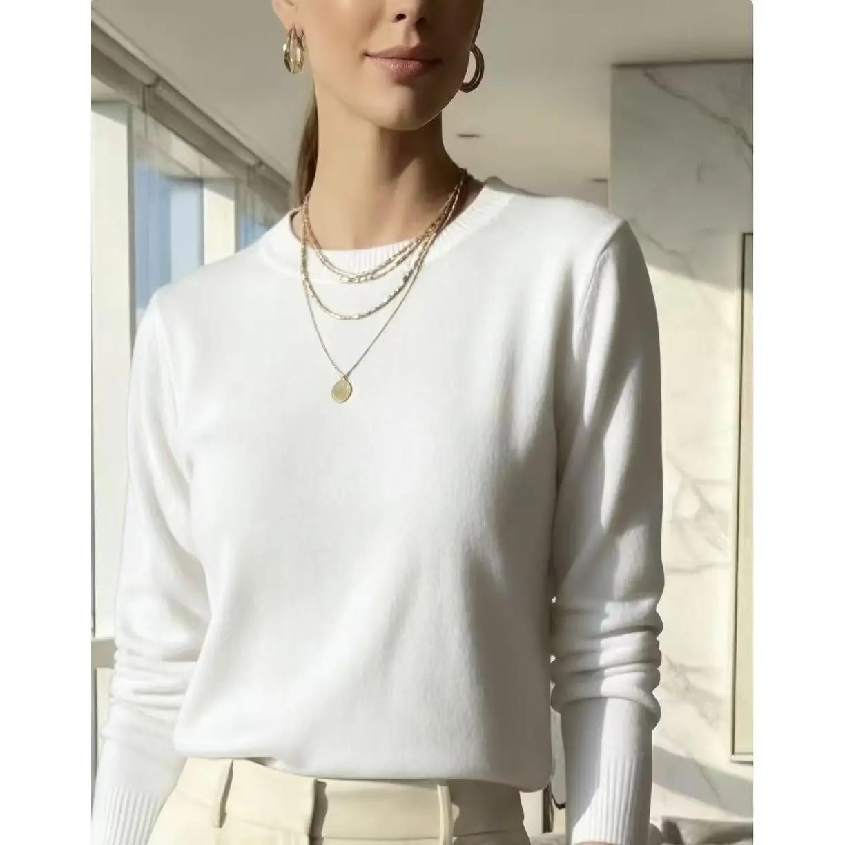 (KIT COM 3) Suéter Tricot Modal Feminino | PROMOÇÃO OUTONO