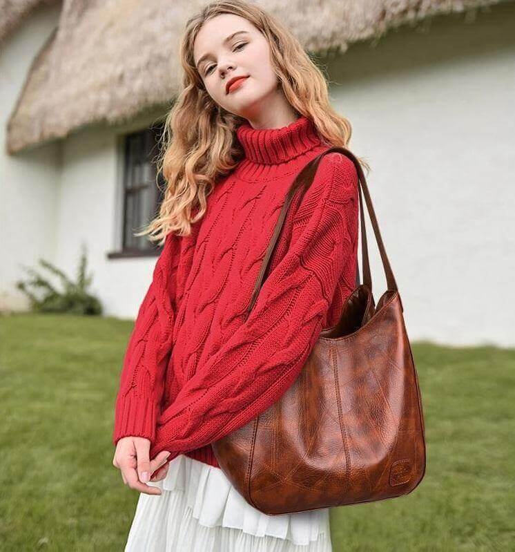 Bolsa Paris Couro | Moda Europa [COMPRE 1 LEVE 2]