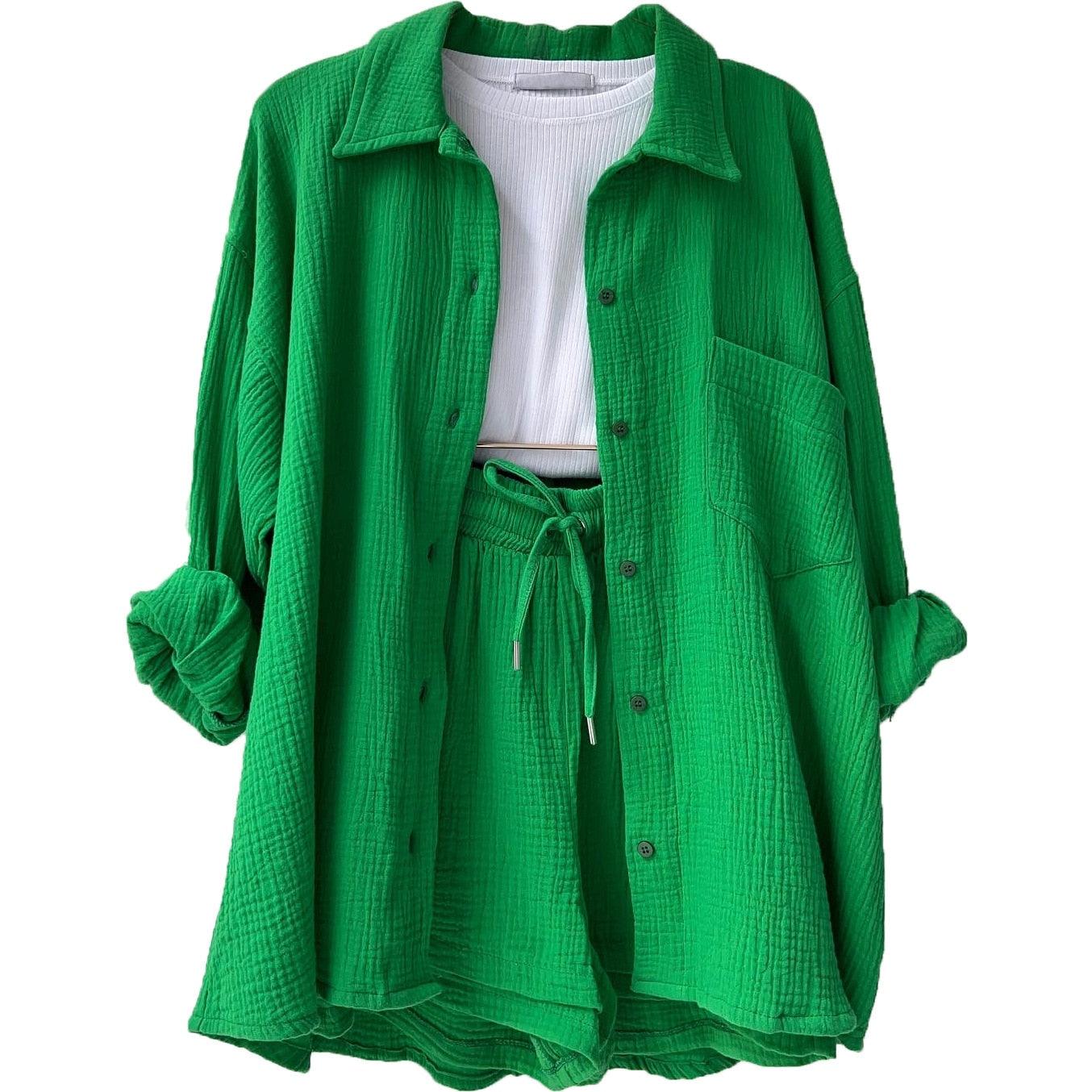 Conjunto Casual Feminino 2 peças -  Jennifer / Perfeito para o Verão é dias Quentes! Garantindo Estilo e Frescor!